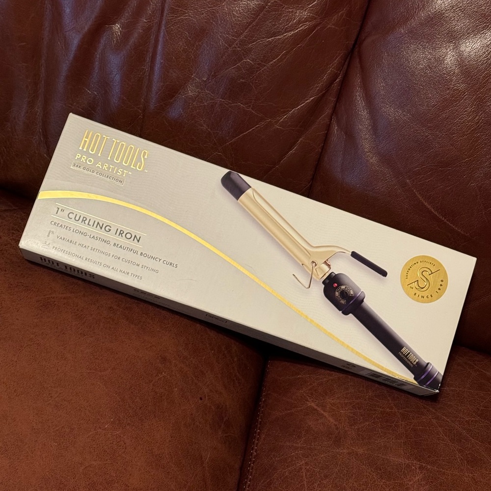 1 inch 24k gold collection curling iron!